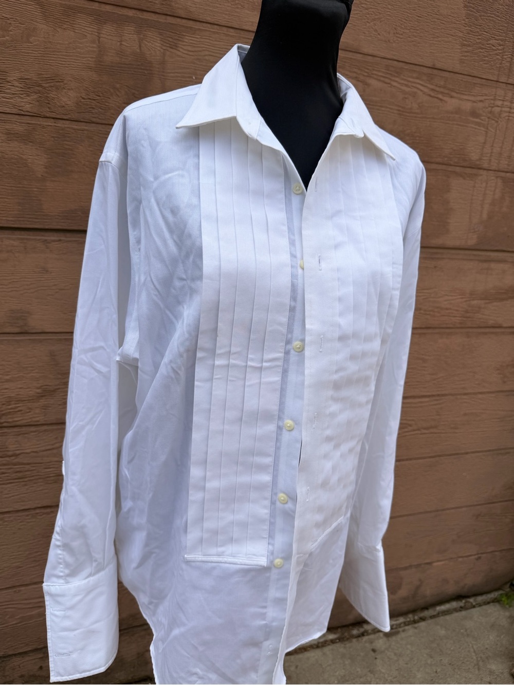 Ralph Lauren White Long-Sleeve Dress Shirt 100% cotton